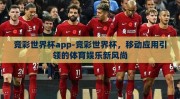 竞彩世界杯app-竞彩世界杯，移动应用引领的体育娱乐新风尚