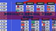 世界杯2026下注-世界杯2026，下注的激情与策略