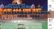 世界杯竞猜游戏策划-世界杯竞猜游戏策划，点燃激情，共享盛宴