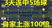 足球竞猜赛程表-足球竞猜赛程表，激情与智慧的碰撞
