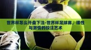 世界杯怎么开盘下注-世界杯足球赛，理性与激情的投注艺术