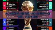 2026世界杯16强竞猜-2026世界杯16强竞猜，前瞻与猜想