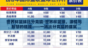 世界杯篮球比分竞猜-世界杯篮球，激情与智慧的碰撞——一场比分竞猜的盛宴