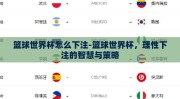 篮球世界杯怎么下注-篮球世界杯，理性下注的智慧与策略