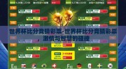 世界杯比分竞猜彩票-世界杯比分竞猜彩票，激情与智慧的碰撞