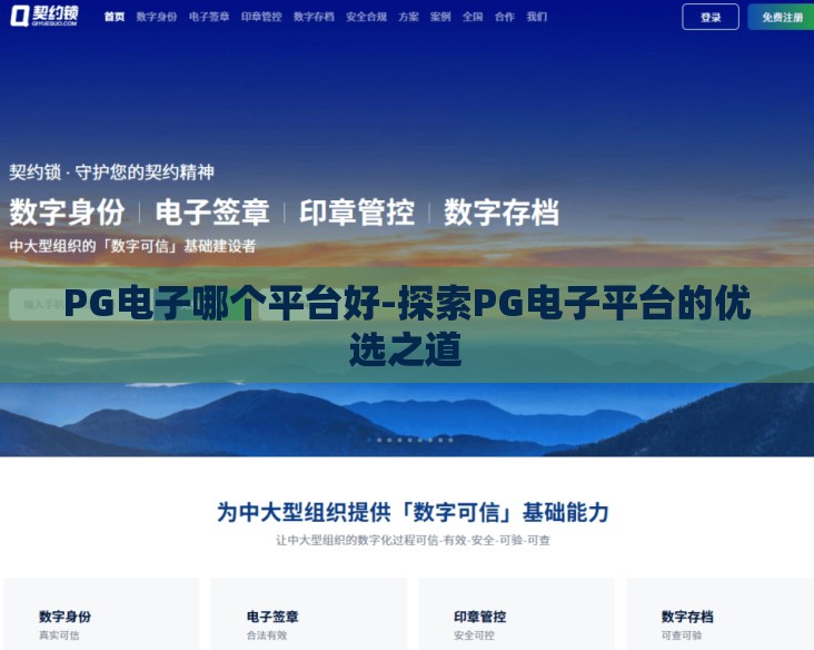 PG电子哪个平台好-探索PG电子平台的优选之道