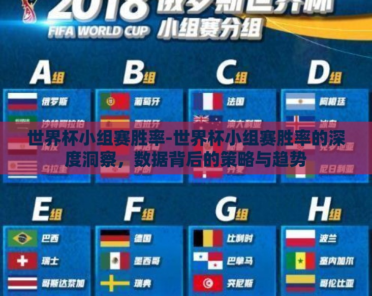 世界杯小组赛胜率-世界杯小组赛胜率的深度洞察，数据背后的策略与趋势