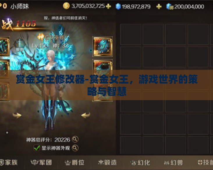 赏金女王修改器-赏金女王，游戏世界的策略与智慧