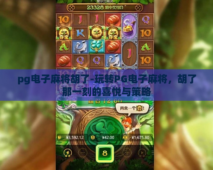 pg电子麻将胡了-玩转PG电子麻将，胡了那一刻的喜悦与策略