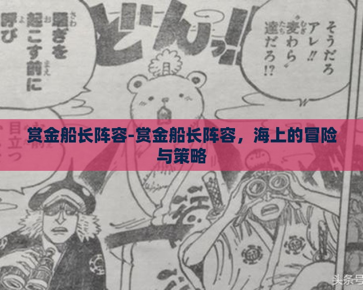 赏金船长阵容-赏金船长阵容,海上的冒险与策略 赏金船长阵容-赏金船长阵容,海上的冒险与策略