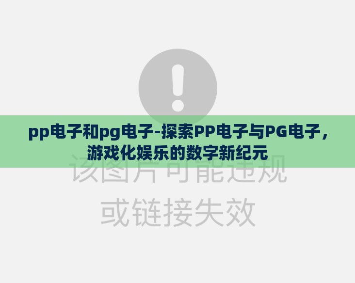 pp电子和pg电子-探索PP电子与PG电子，游戏化娱乐的数字新纪元
