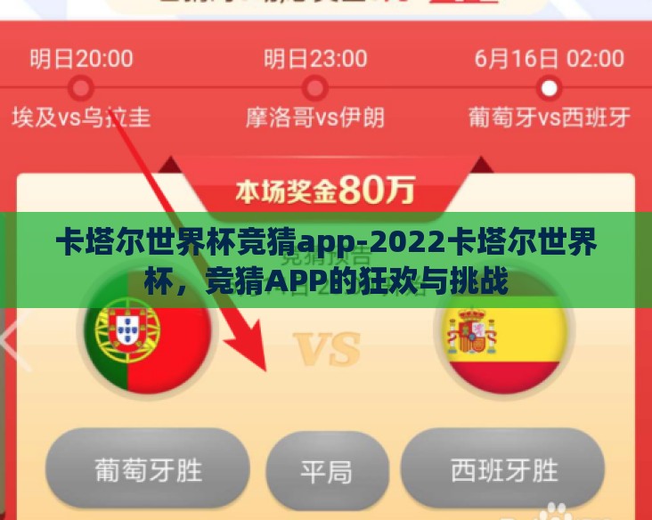卡塔尔世界杯竞猜app-2022卡塔尔世界杯，竞猜APP的狂欢与挑战