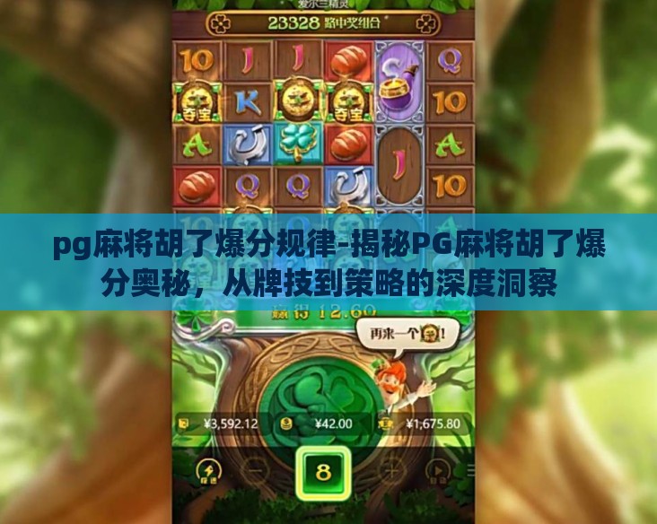 pg麻将胡了爆分规律-揭秘PG麻将胡了爆分奥秘，从牌技到策略的深度洞察