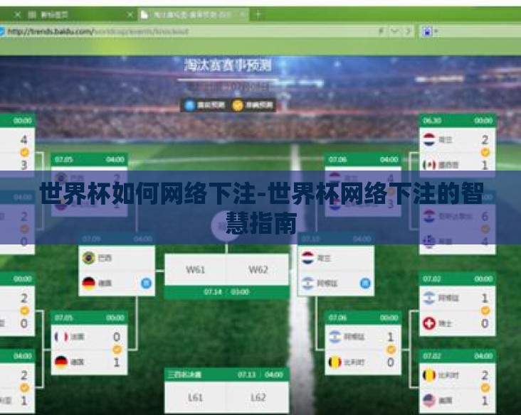 世界杯如何网络下注-世界杯网络下注的智慧指南